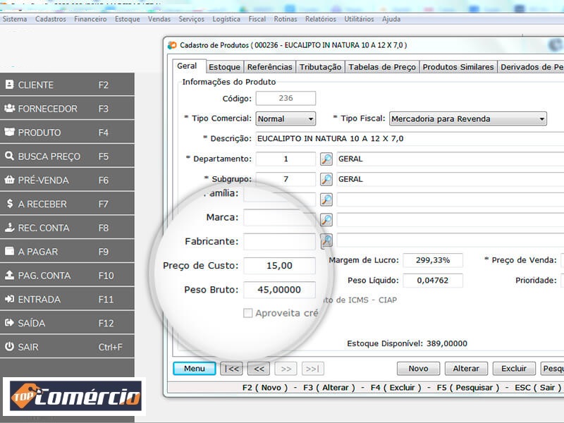 Praticidade para converter vendas para metro cúbico